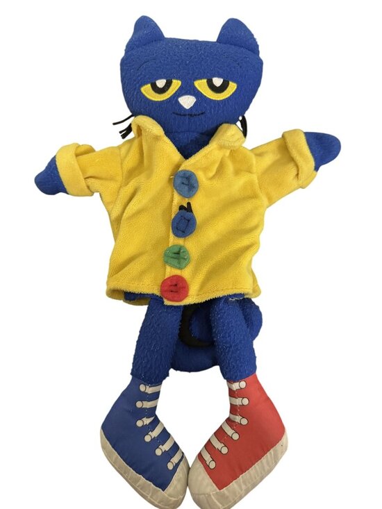 Pete the Cat LLC Other - Vintage Pete the Cat Groovy Buttons Plush Puppet Stuffed Animal 14”